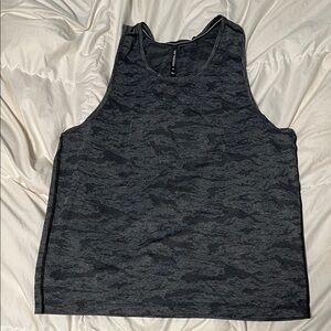Ten Thousand Men's Interval Black Camo Tank Top Medium